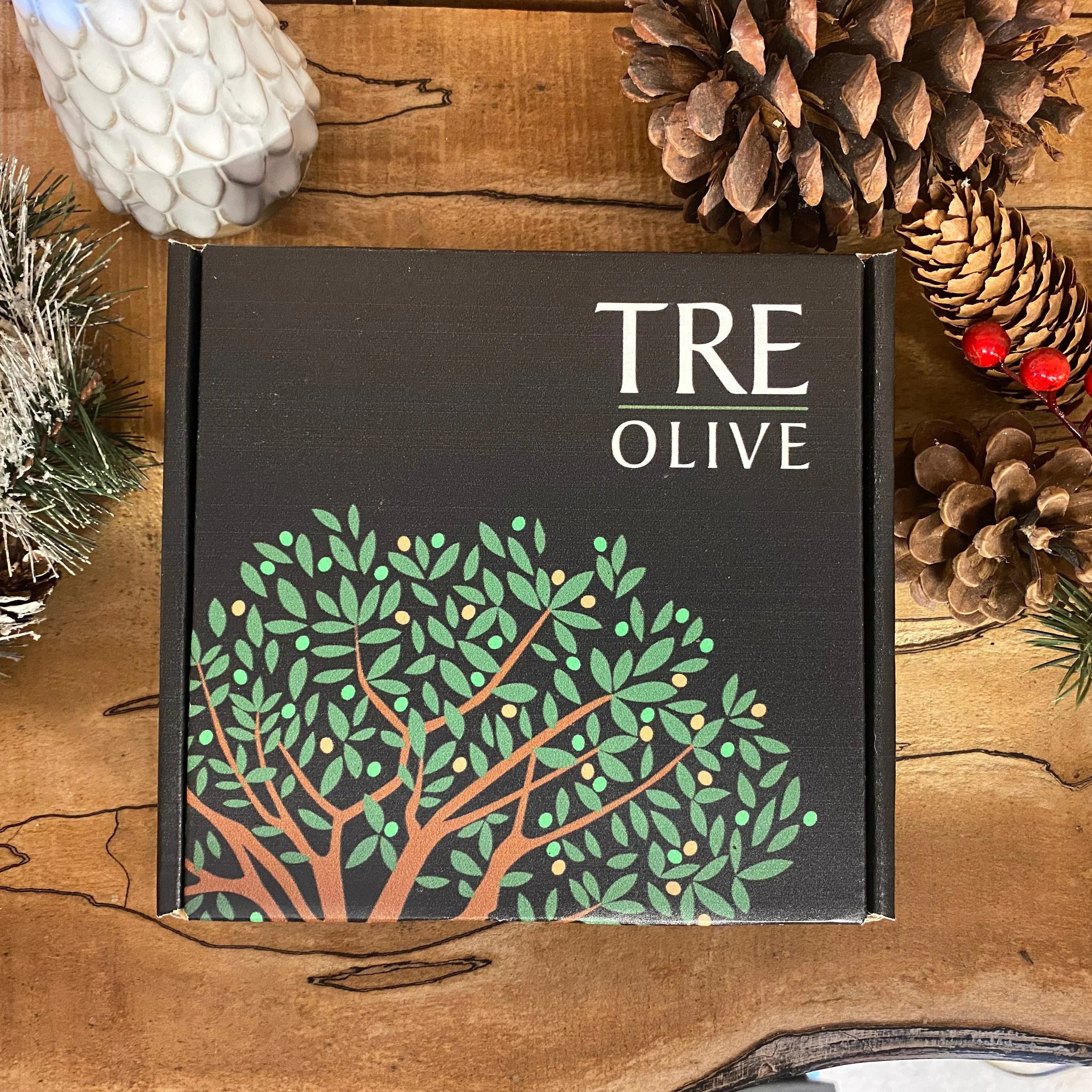Gusto Olive Oil & Balsamic Vinegar Gift Box by Tre Olive — Squire Farm